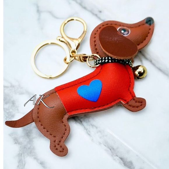 Dachshund Bag Charm Keychain 🐾 Doxie Wiener - Picture 2 of 2
